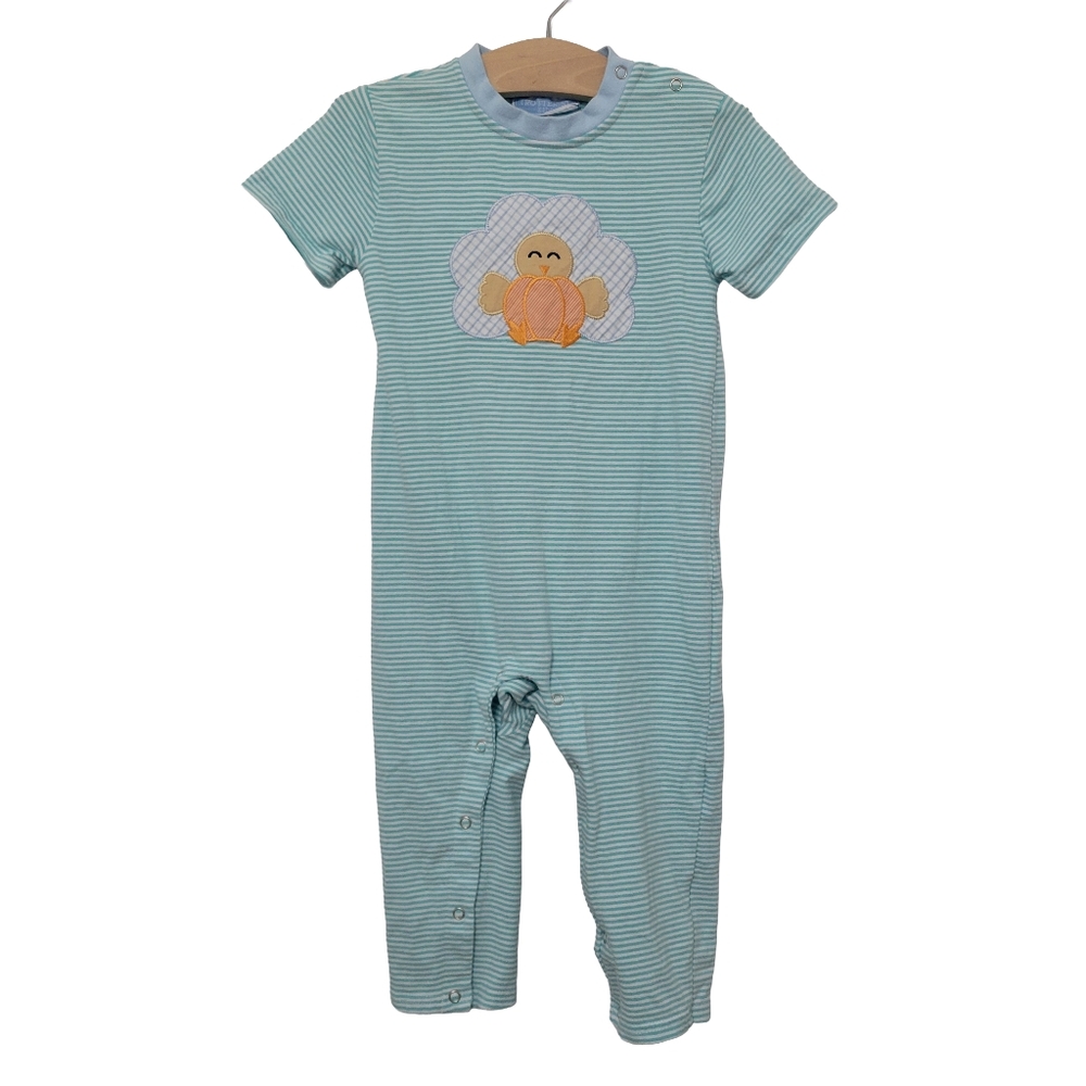 Striped Blue and White Kids Matching Set